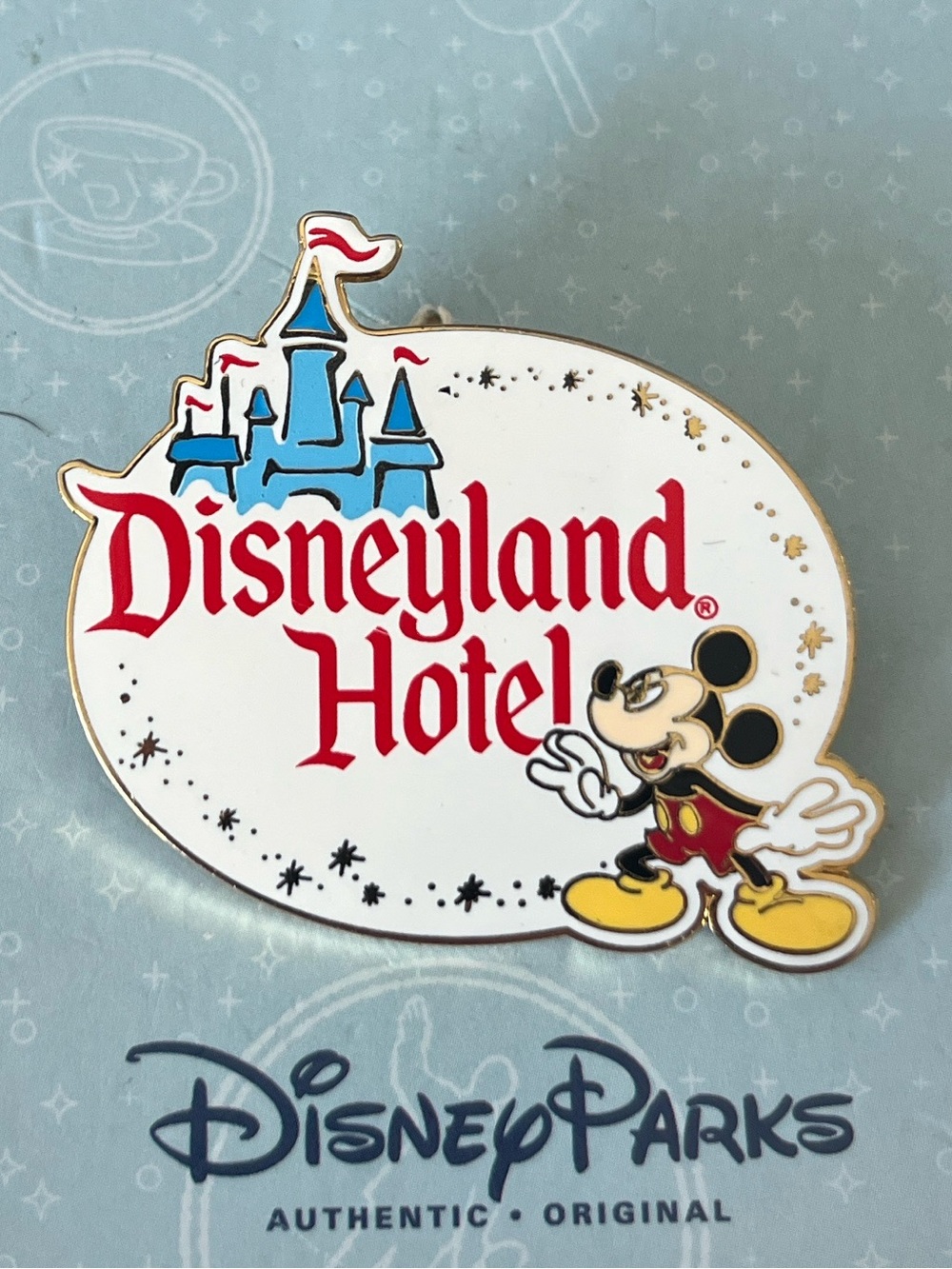 Disney Parks Disneyland Hotel Sleeping Beauty Castle Pin RARE Vintage Disney
